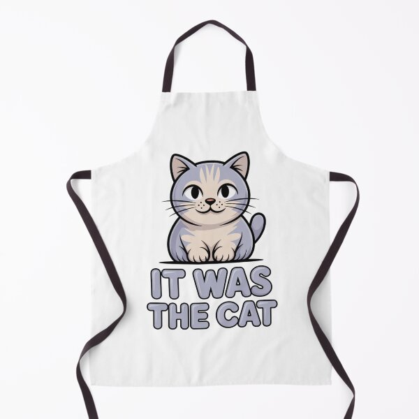 Item preview, Cute Cat Owner Blame Humor It Was The Cat Cartoon designed and sold by chattsuede.
