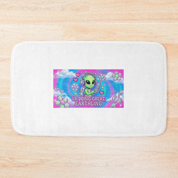 Item preview, Ur Doing Great Earthling | Cute Y2K Alien Cyber Aesthetic Positivity designed and sold by Estudio101.