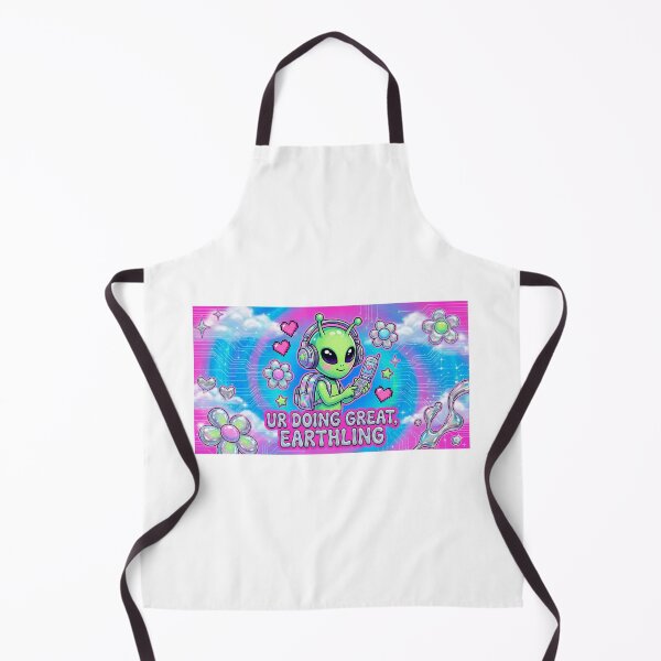 Item preview, Ur Doing Great Earthling | Cute Y2K Alien Cyber Aesthetic Positivity designed and sold by Estudio101.