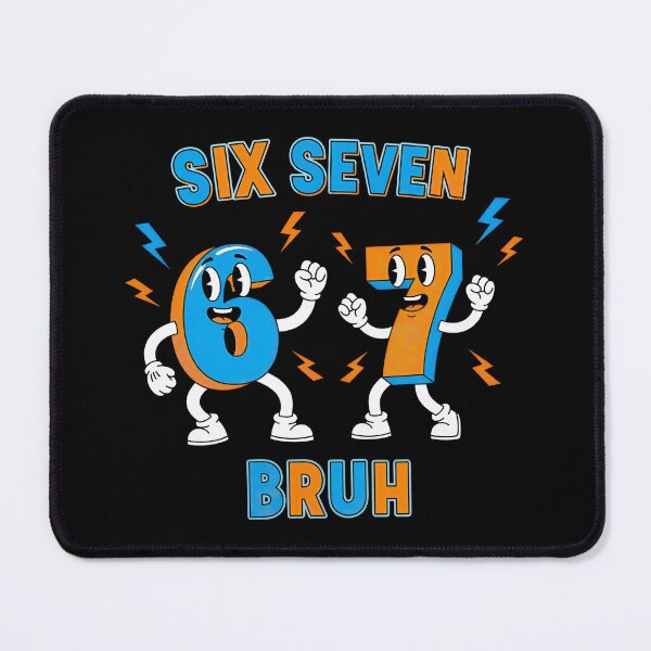Item preview, Funny Six Seven Burh Christmas 6 7 Dabbing Meme designed and sold by gear-posters.
