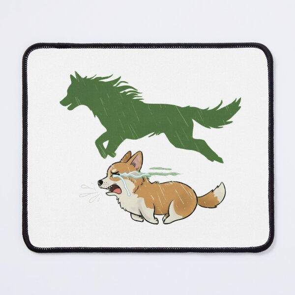 Item preview, Expressive Crying Corgi Running Dog Lover Cartoon designed and sold by chattsuede.