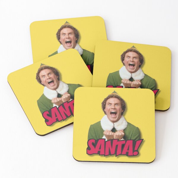 Item preview, SANTA Buddy the Elf Excited Design for the Holidays! designed and sold by MakersFolly.