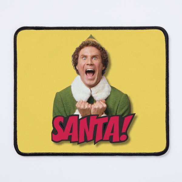 Item preview, SANTA Buddy the Elf Excited Design for the Holidays! designed and sold by MakersFolly.