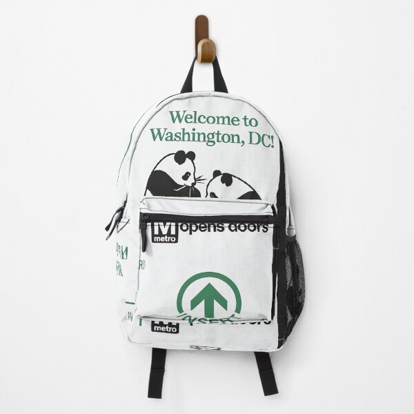 Item preview, Washington DC Panda Metro Farecard Retro Graphic designed and sold by ArtSpireWorks.