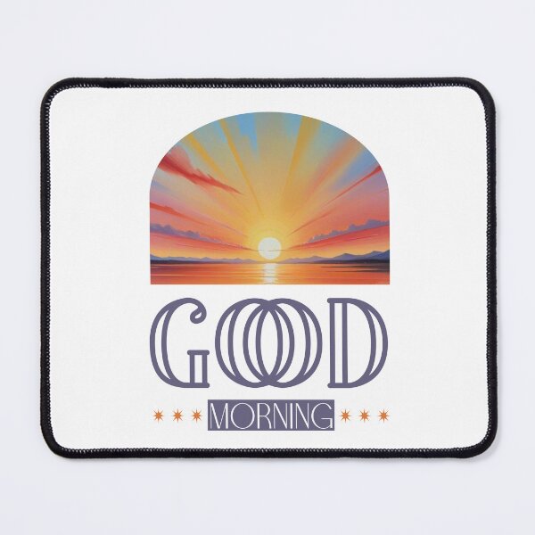 Item preview, Good Morning Sunset Aesthetic Design designed and sold by novapub.