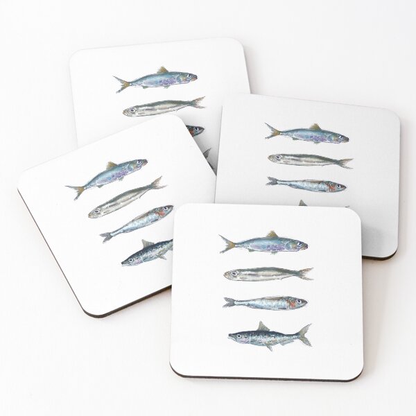 Item preview, Fish out of water (sardine illustration) designed and sold by sisie.