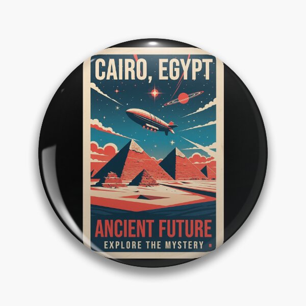 Item preview, Code Cairo Egypt Ancient Future Retro Sci-Fi  designed and sold by HoopeStylee.