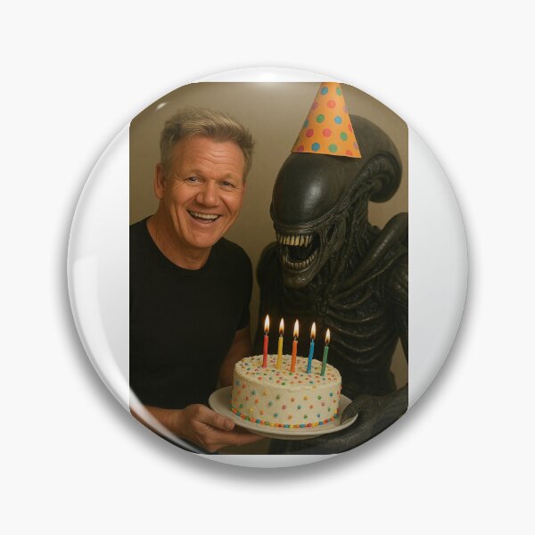 Item preview, Gordon ramsay Xenomorph terminator alien party hat birthday funny prank meme gift weird designed and sold by CheeseBlueprint.