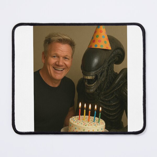 Item preview, Gordon ramsay Xenomorph terminator alien party hat birthday funny prank meme gift weird designed and sold by CheeseBlueprint.