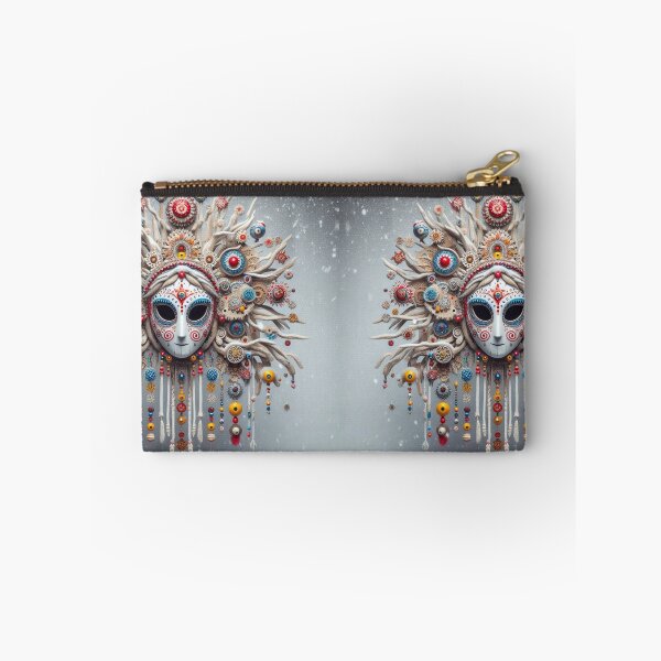 Item preview, The Woodland Gossip’s Best Headdress - Intricate Folk Mask for Spreading Holiday News designed and sold by Karaboshka.