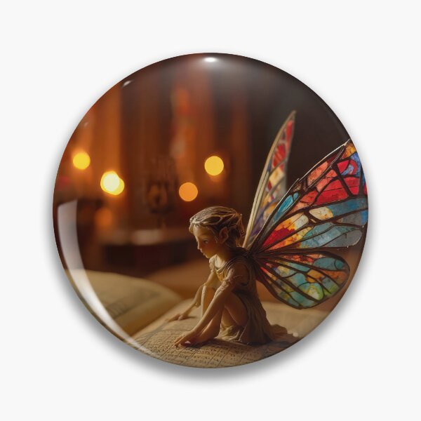 Item preview, A Little Fairy Sits on an Old Book designed and sold by William A McCarthy.