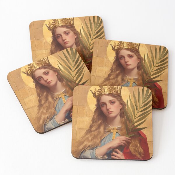 Item preview, Saint Agrippina designed and sold by SanctifiedSouls.