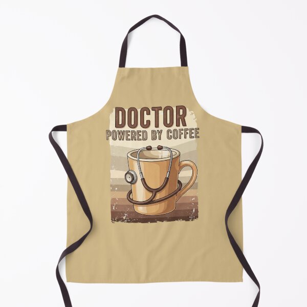 Item preview, Retro Doctor Powered By Coffee Design Vintage Medical Humor Gift designed and sold by Design_Your_Day.