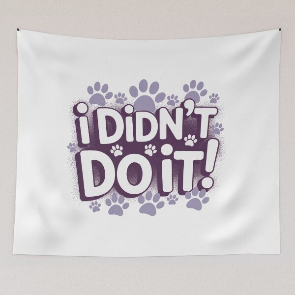 Item preview, Funny Pet Denial Paw Prints Gift Playful Pet Owner Humor designed and sold by chattsuede.