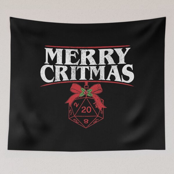 Item preview, Merry Critmas D20 Holiday designed and sold by sachpica.