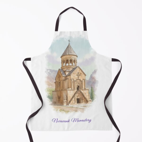 Item preview, Noravank Monastery Armenia – Watercolor Architecture Art designed and sold by NareArt.