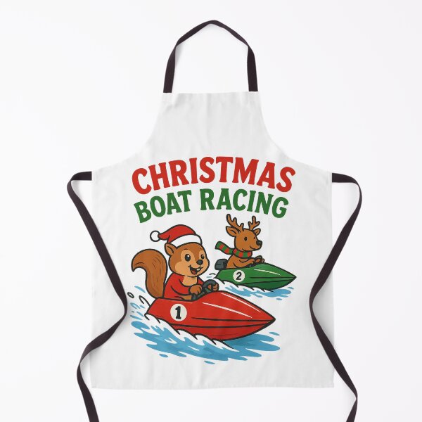 Item preview, Merry Christmas Boat Racing Holiday  designed and sold by ChristinasMess.