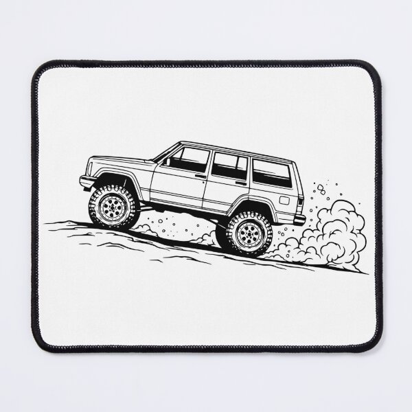 Item preview, Cherokee XJ 4x4 SUV driving off-road designed and sold by Off-Road-Zone.