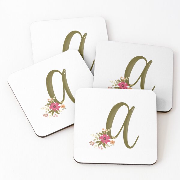 Item preview, Vintage Bouquet Floral Initial Monogram - A designed and sold by Willow & Grace Designs.