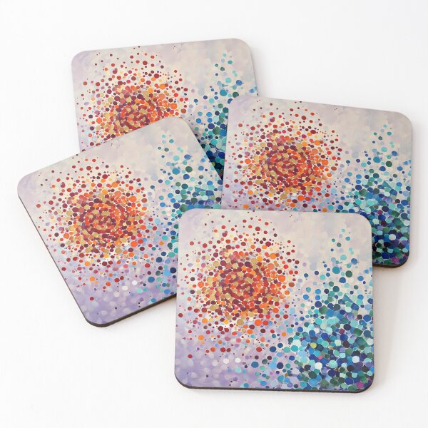 Item preview, Abstract Pointillism: Heat and Cold designed and sold by WirelessChimp.
