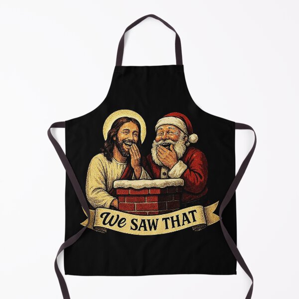 Item preview, We Saw That Jesus Santa Claus Christmas Chimney designed and sold by plushism.