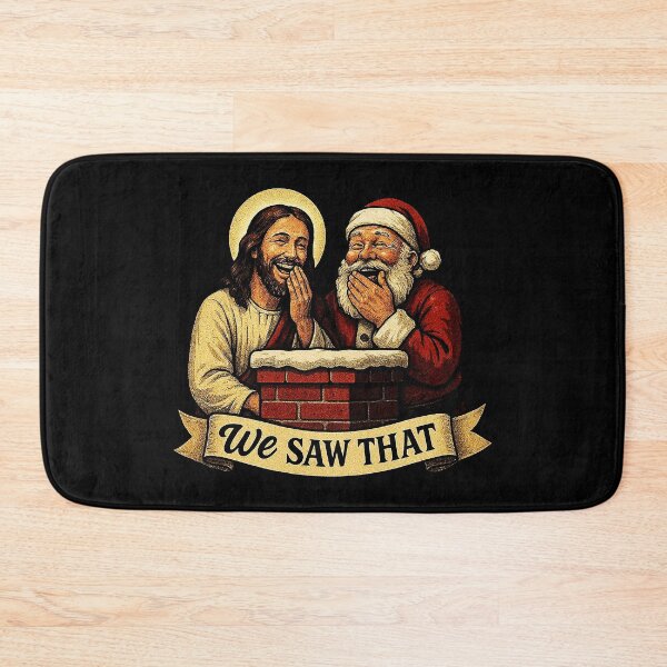 Item preview, We Saw That Jesus Santa Claus Christmas Chimney designed and sold by plushism.