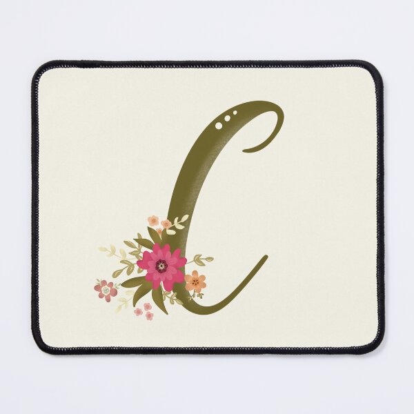 Item preview, Vintage Bouquet Floral Initial - C designed and sold by Willow & Grace Designs.