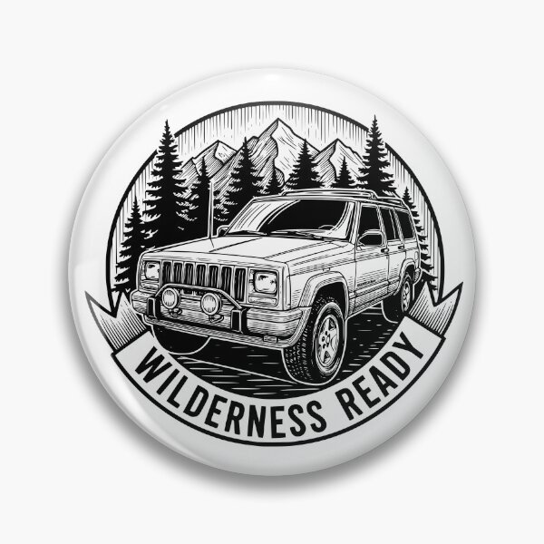 Item preview, Cherokee XJ Wilderness Ready Badge designed and sold by Off-Road-Zone.