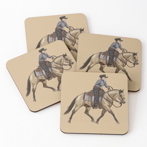 Item preview, Cowgirl Riding Ranch Horse – Country Western Art designed and sold by MillvilleRidge.