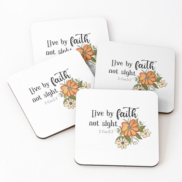 Artikelvorschau, Lebe im Glauben – Kunst auf Glaubensbasis entworfen und verkauft von Willow & Grace Designs.