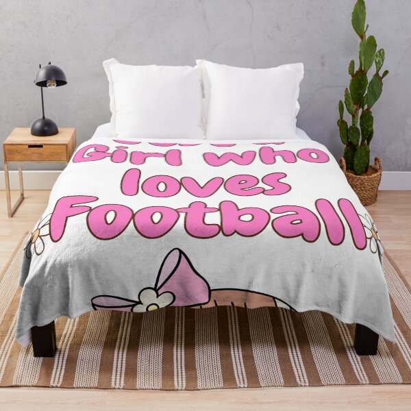 Item preview, Just a Gril who loves Football designed and sold by SpacedOutRITZ.