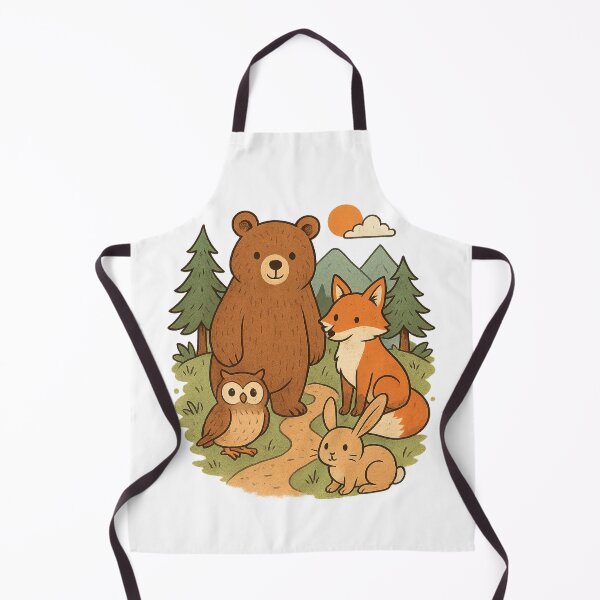 Item preview, Cute Forest Animals – Whimsical Nature Friends Illustration designed and sold by TshirtMyMom.