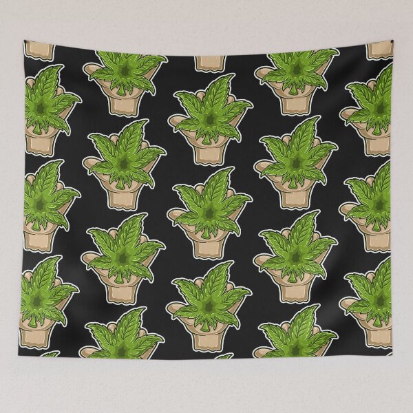 Item preview, Logo Cartoon of Marijuana leaf on hand.  designed and sold by tedykurniawan12.