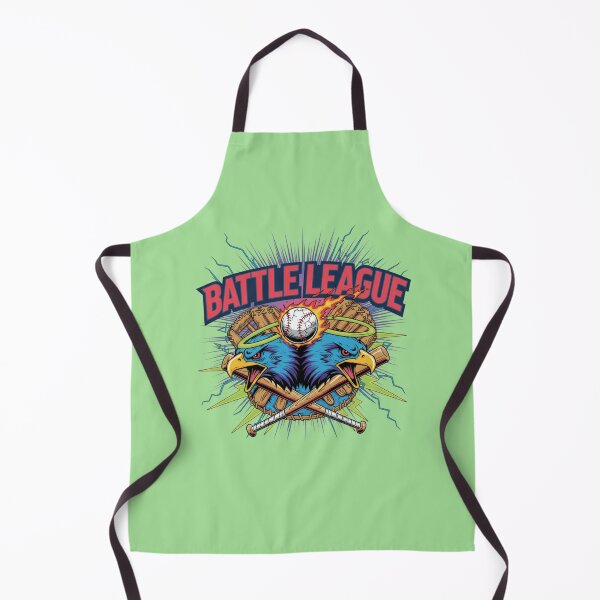 Item preview, "Battle League" Baseball Mascot Art designed and sold by InkWeaveShop.