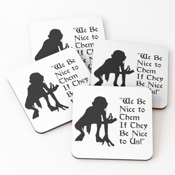 Item preview, Gollum - We Be Nice to Them if They Be Nice to Us designed and sold by KindaSusBro.