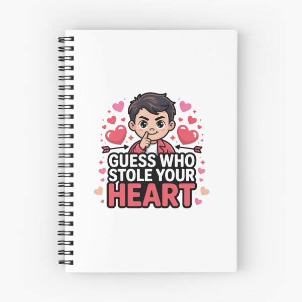 Item preview, Cute Valentine Secret Admirer Boy Stolen Heart Message designed and sold by chattsuede.