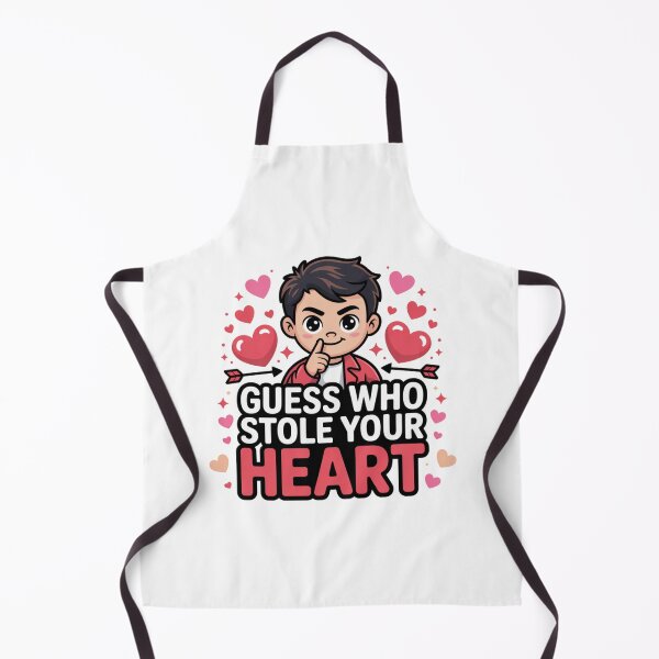 Item preview, Cute Valentine Secret Admirer Boy Stolen Heart Message designed and sold by chattsuede.