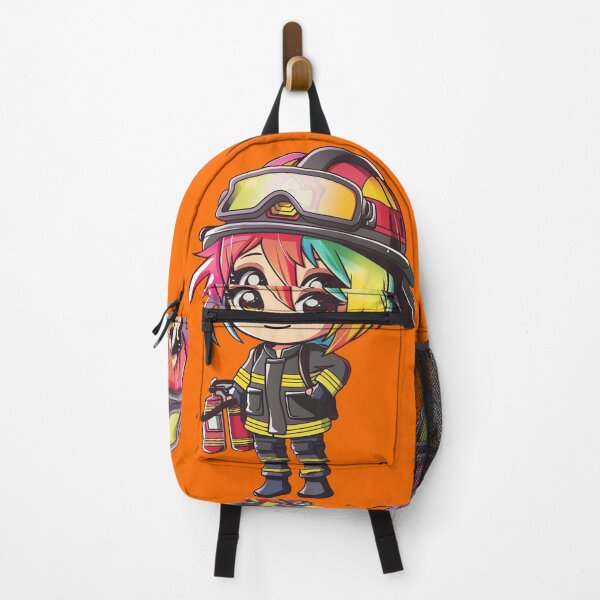 Item preview, Rainbow Rescue Chibi — Firefighter Hero designed and sold by ArgentoArt.