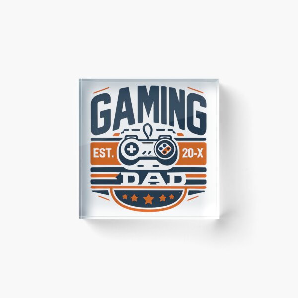 Item preview, Gaming Dad Established Badge Retro Controller Design designed and sold by DrawDrip.