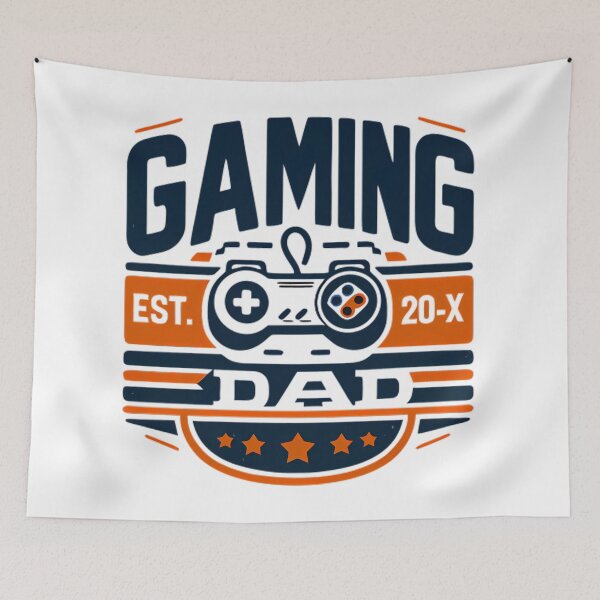 Item preview, Gaming Dad Established Badge Retro Controller Design designed and sold by DrawDrip.