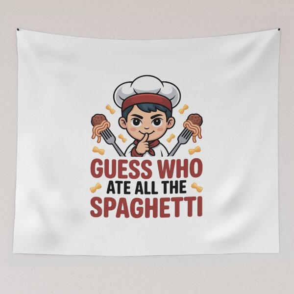 Item preview, Mischievous Chef Guess Who Ate Spaghetti Funny Lover designed and sold by chattsuede.
