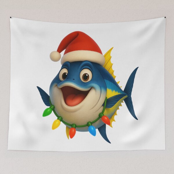 Item preview, Christmas Yellowfin Tuna designed and sold by Sillytoe.