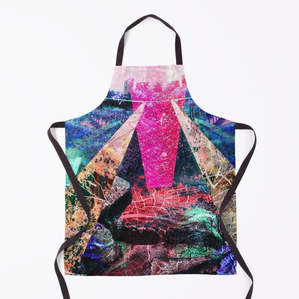 Item preview, risk city in dangerous urban wetland ecopop collage art portrait design designed and sold by jorgelebeau.