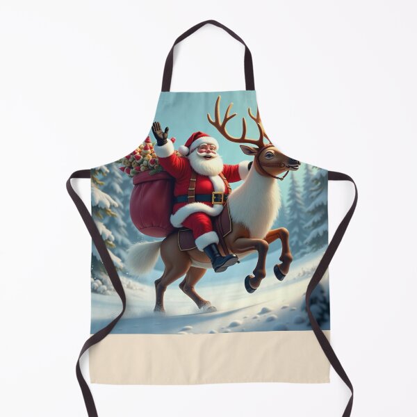 Item preview, Santa Flying designed and sold by Flibbertygibbet Press.
