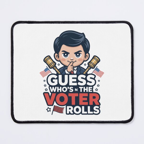Item preview, Intriguing Voter Registration Secret Chibi Guess Who's Voting Design designed and sold by chattsuede.