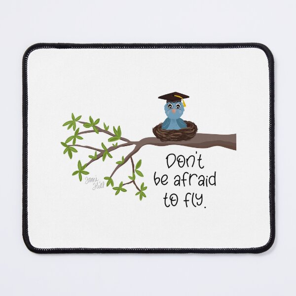 Item preview, Don't be Afraid to Fly - graduation 2026 designed and sold by Willow & Grace Designs.