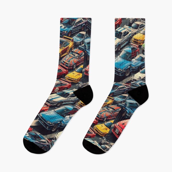 Item preview, Japanese JDM Car Collection – Retro & Modern Street Racing Art designed and sold by TokyoView.