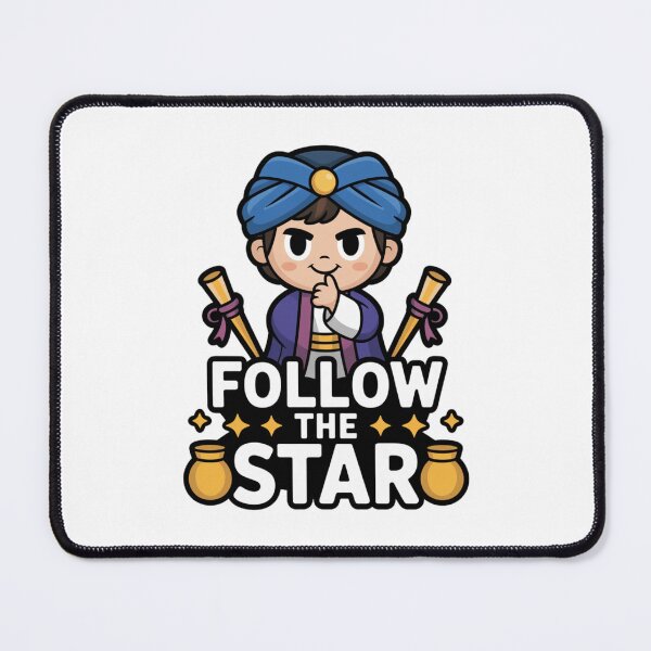 Item preview, Cute Wise Man Follow The Star Epiphany Cartoon designed and sold by chattsuede.