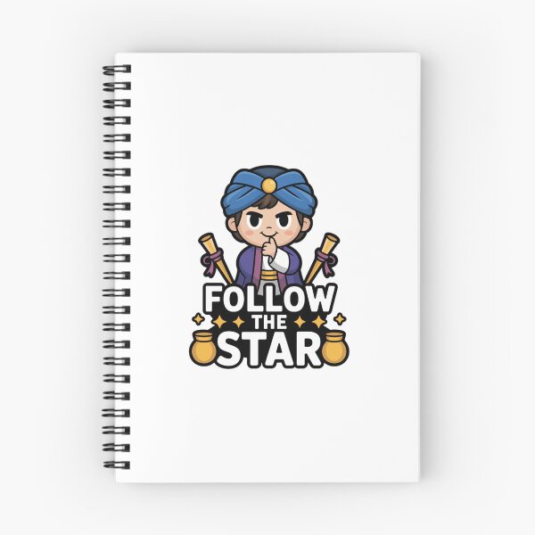 Item preview, Cute Wise Man Follow The Star Epiphany Cartoon designed and sold by chattsuede.