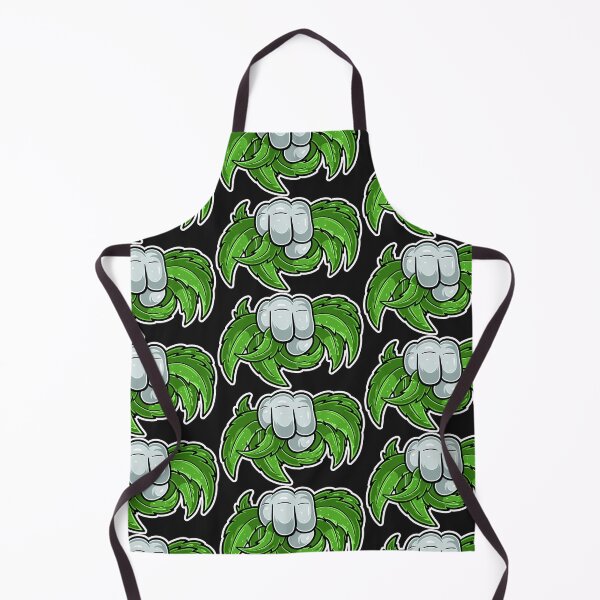 Item preview, Cartoon logo of a Hand holding a marijuana leaf. designed and sold by tedykurniawan12.